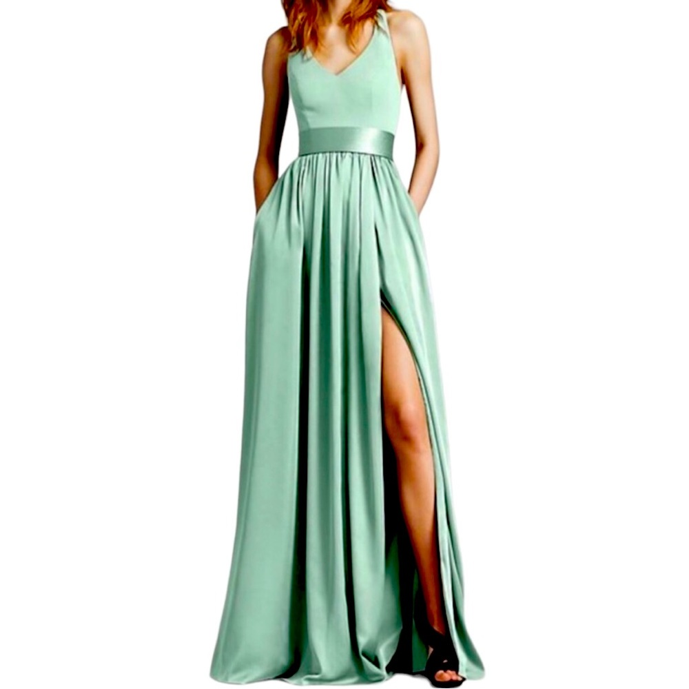 Vera Wang White Bridesmaid Dress